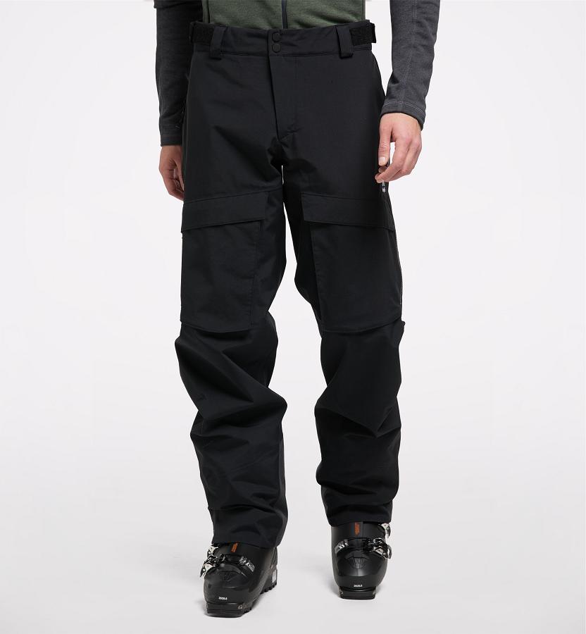 Haglöfs Elation GTX Ski Pants Black For Mens KOFXM0397 Australia